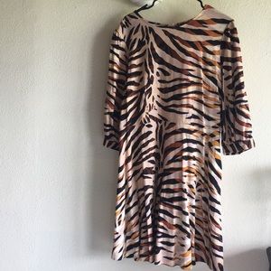 Who what wear animal print dress